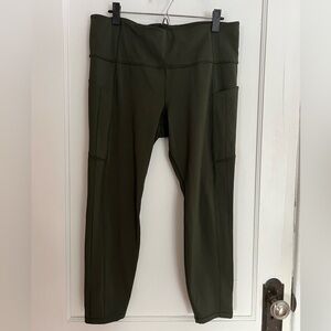 Athleta Ultimate Stash II Tight | Women’s Size 1X | Hunter Green